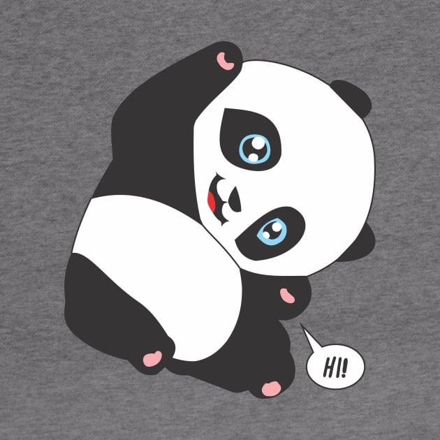 Panda Bear Say HI! by culturageek